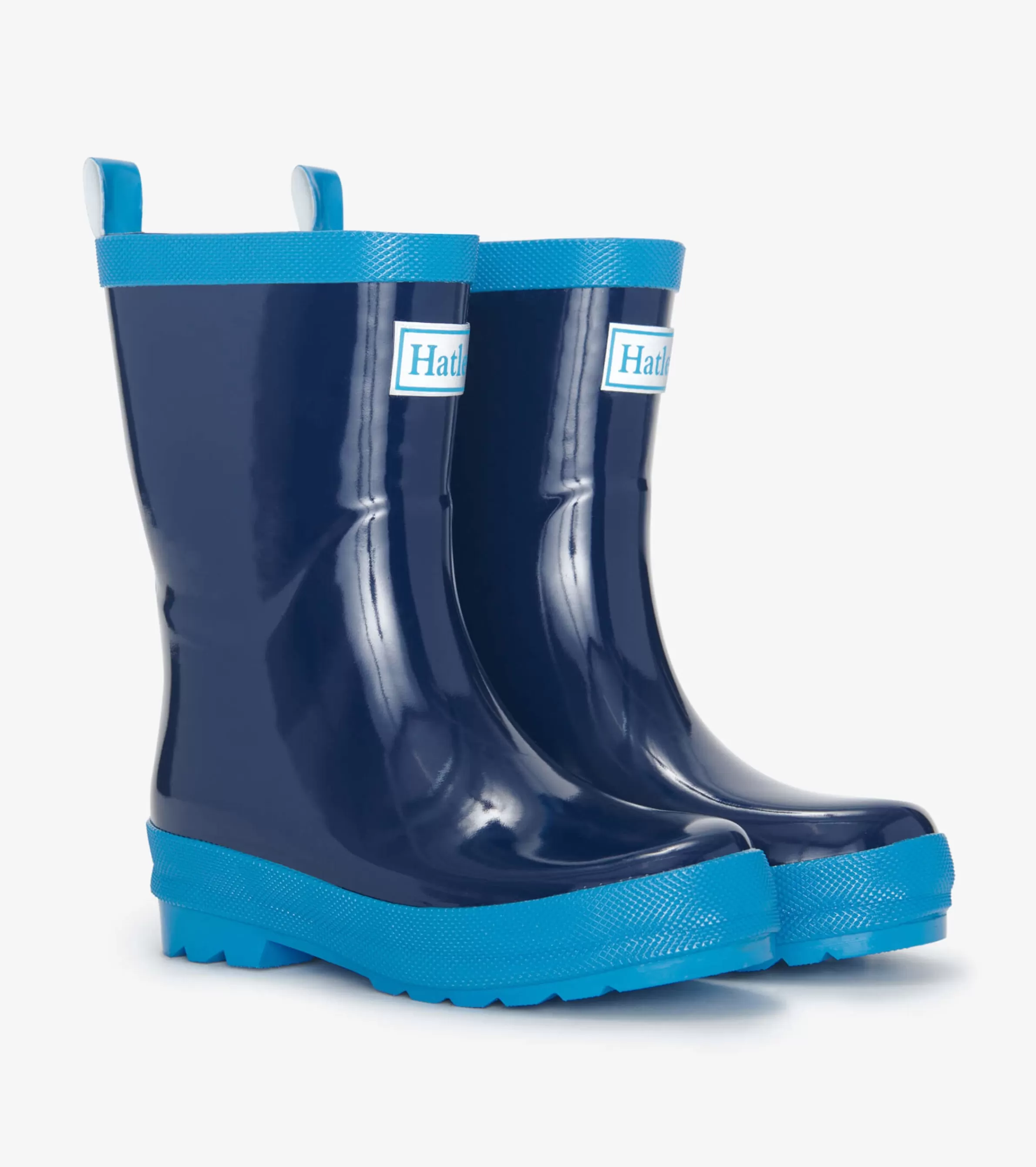 BOY Hatley Rainwear | Rainwear*Navy Shiny Rain Boots