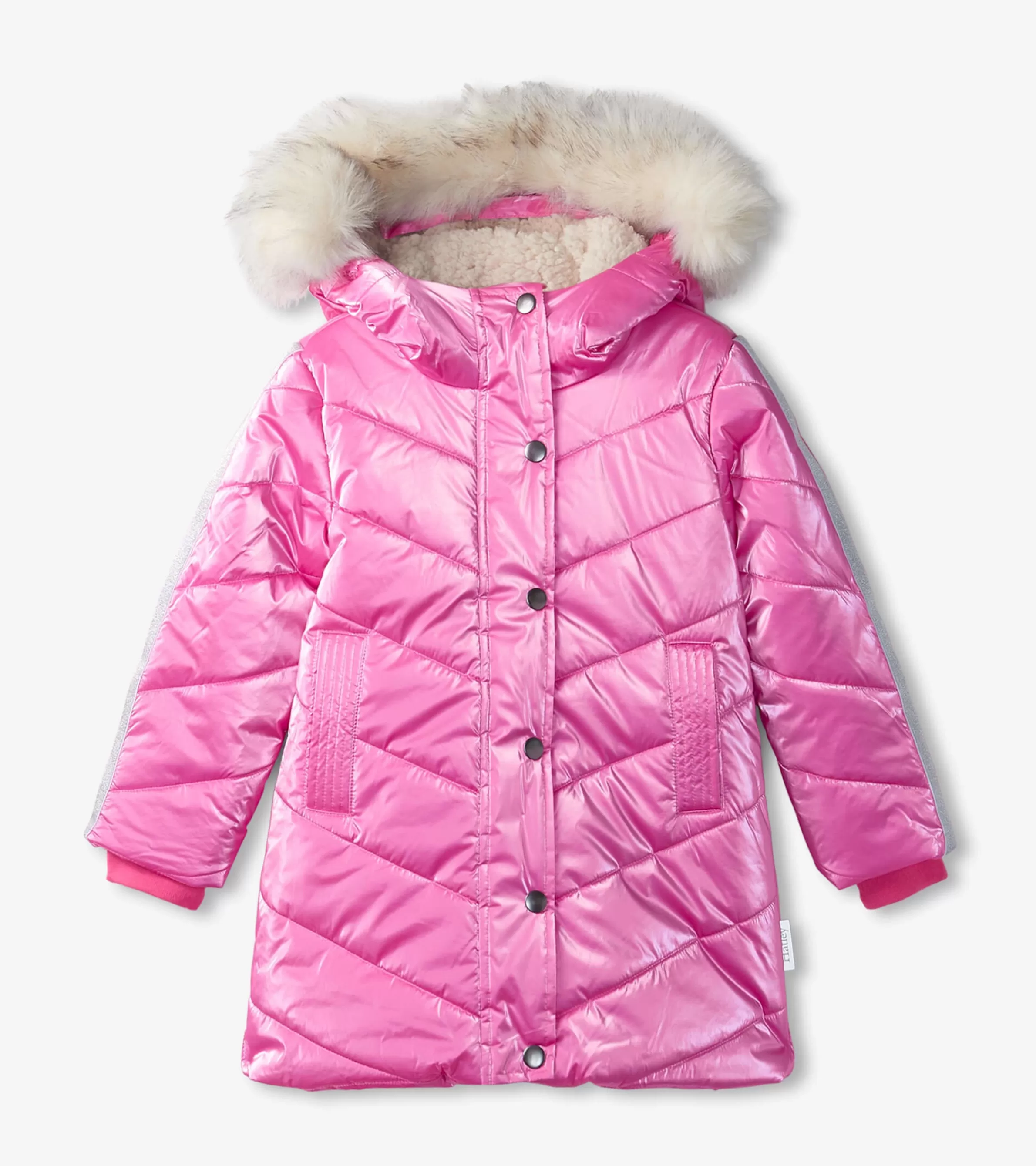 Hatley Outerwear*Pink Star Kids Puffer Jacket