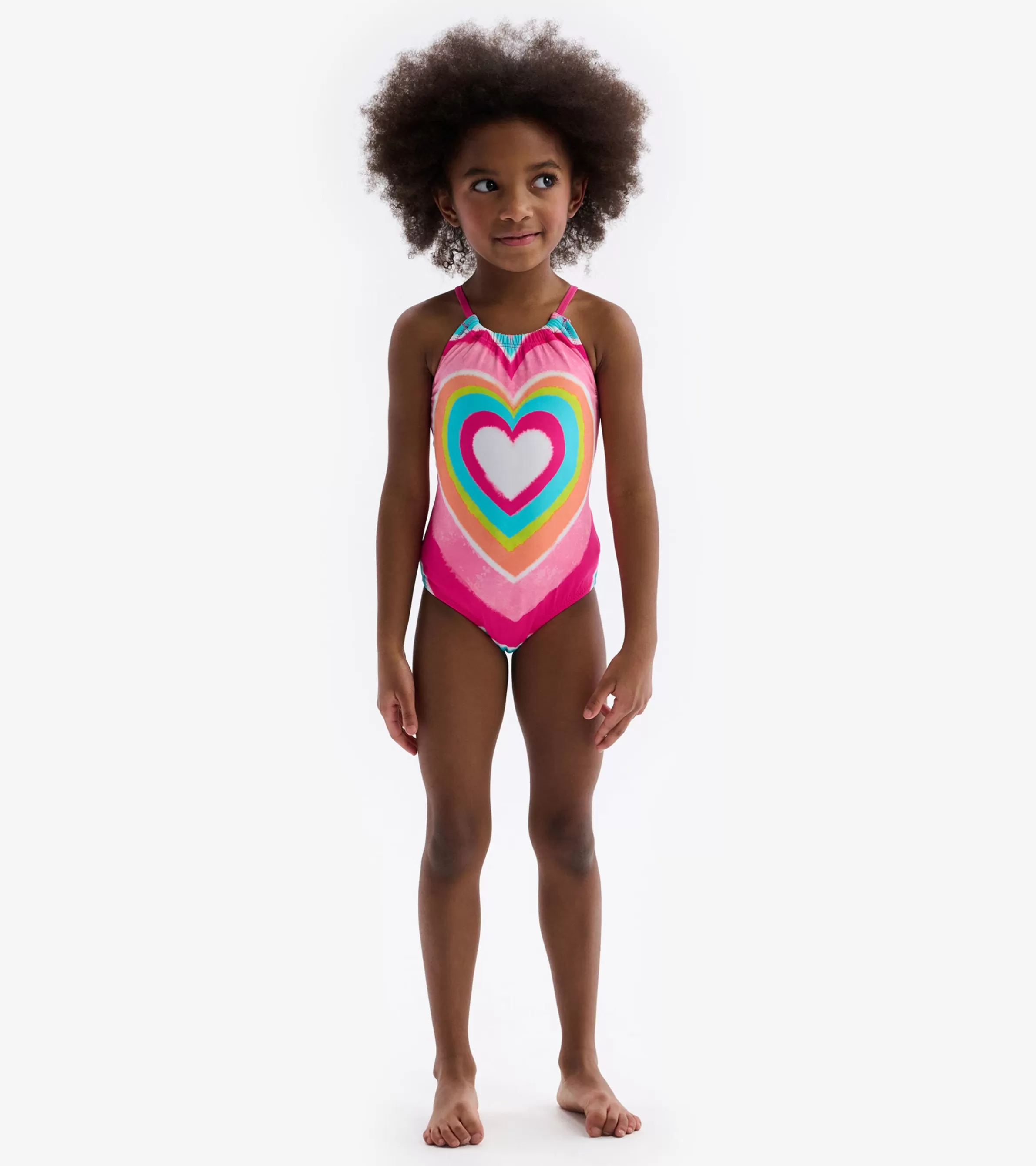 Hatley Swimwear | Swimwear*Psychedelic Heart Gather Front Swimsuit