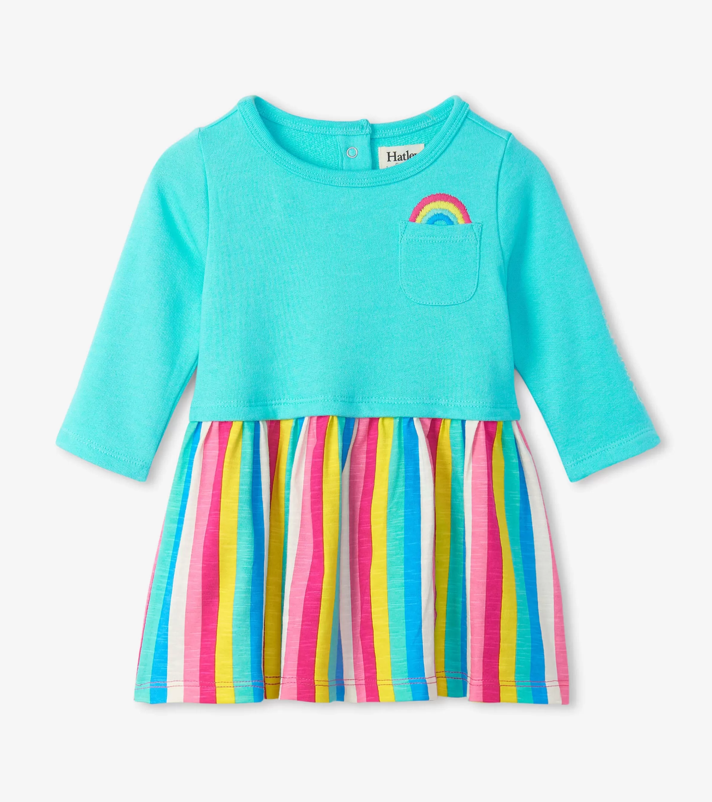 Hatley Dresses*Radiant Rainbow Layered Knit Dress