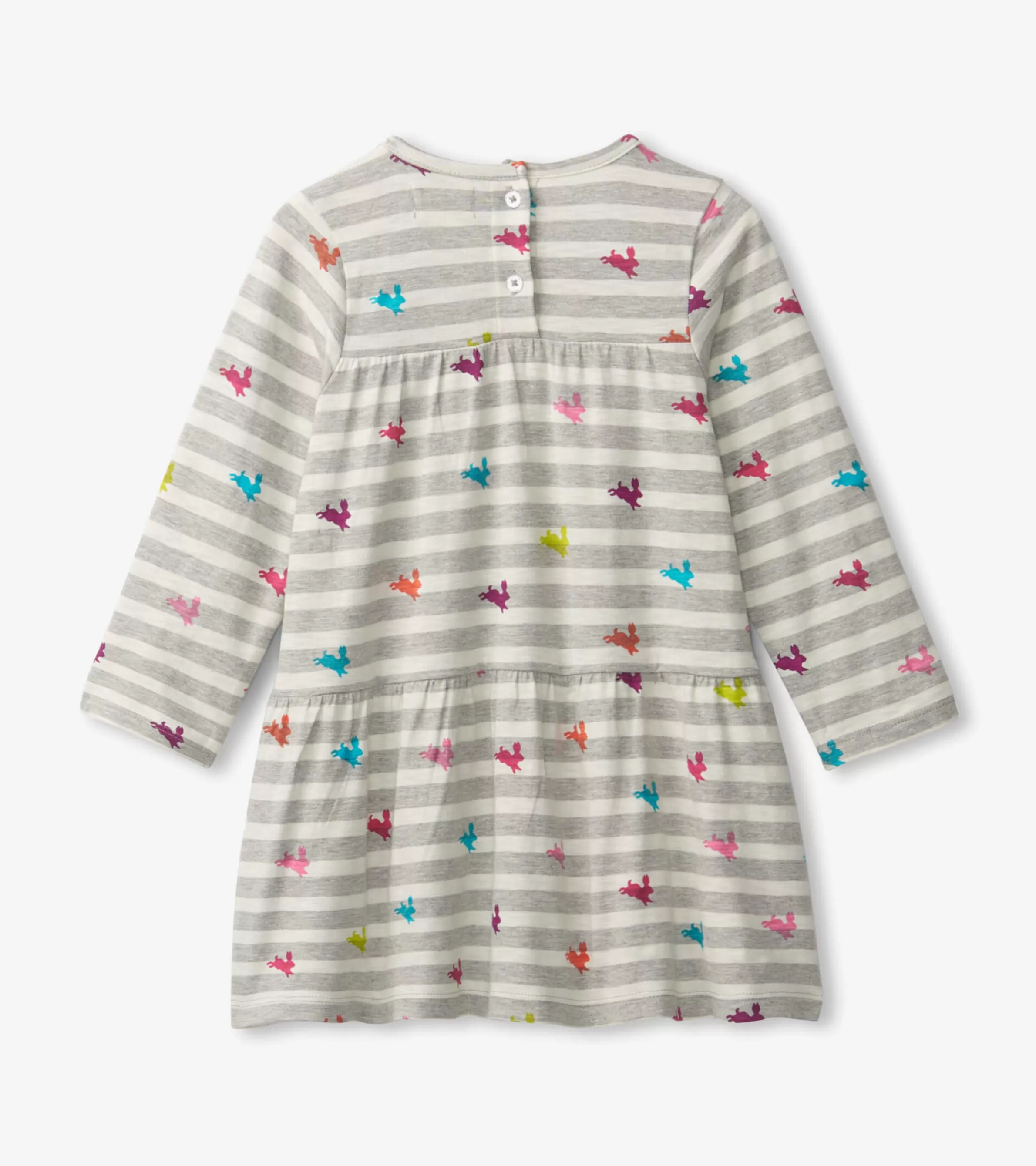 Hatley Dresses*Rainbow Bunnies Tiered Dress