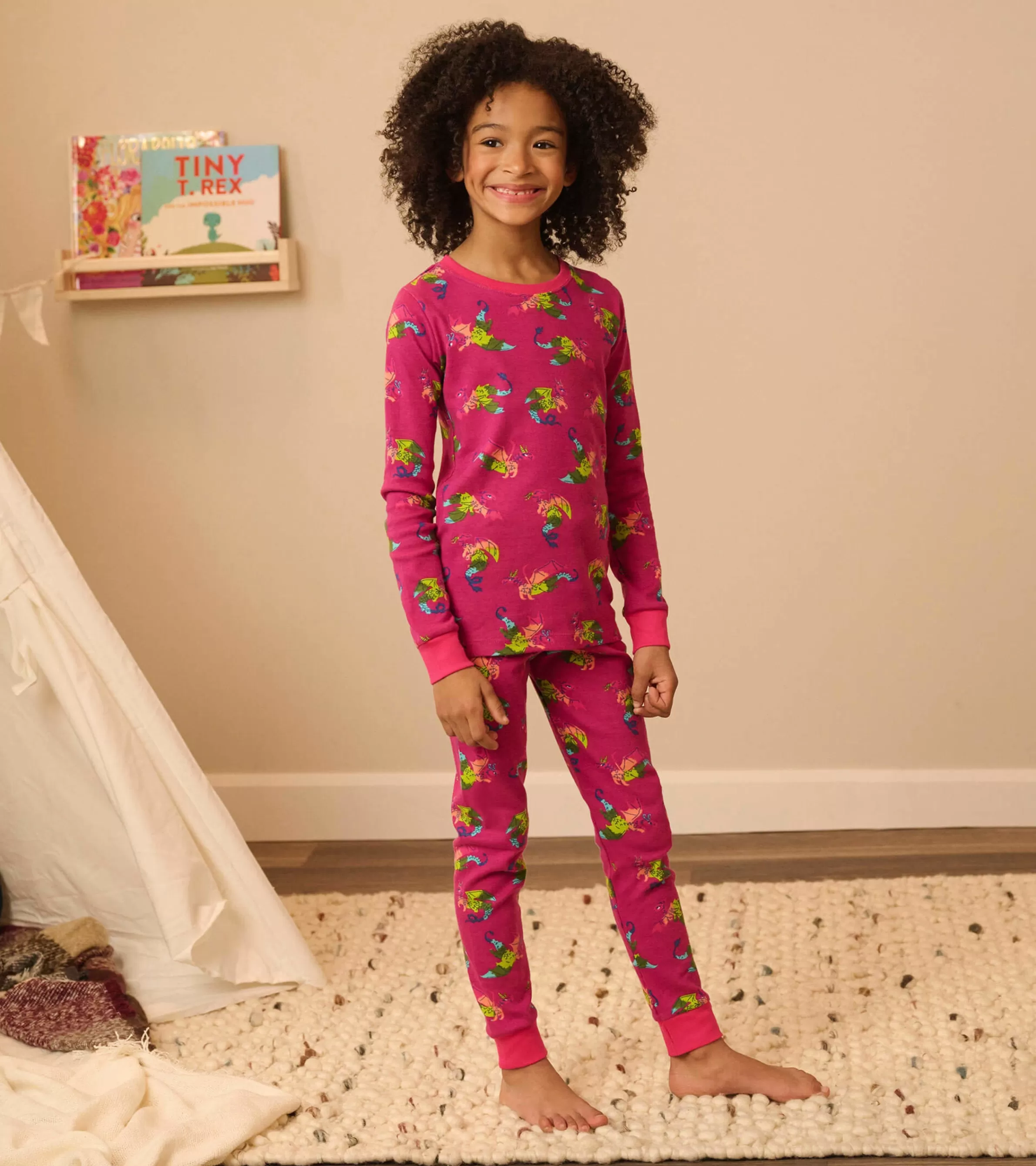 Hatley Sleepwear | Sleepwear*Rainbow Dragons Kids Organic Cotton Pajama Set