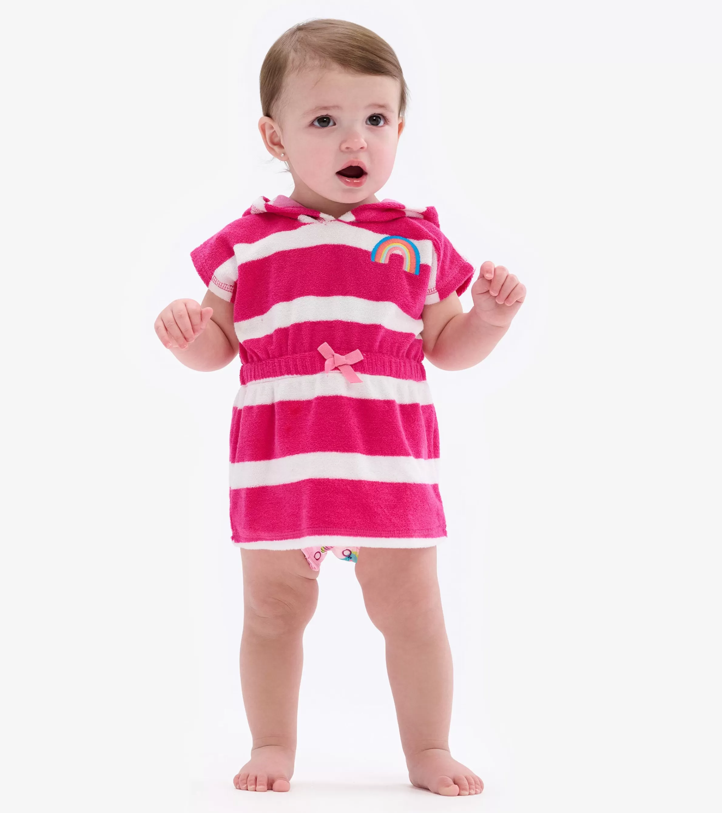 Hatley Swimwear | Swimwear*Rainbow Stripe Baby Hooded Terry Cover-Up