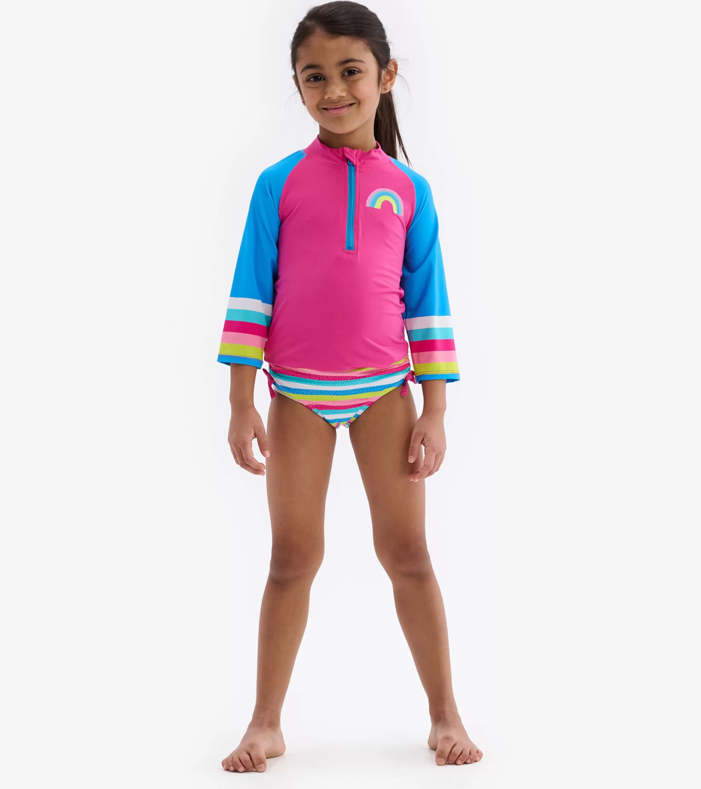 Hatley Swimwear | Swimwear*Rainbow Stripe Rashguard Set