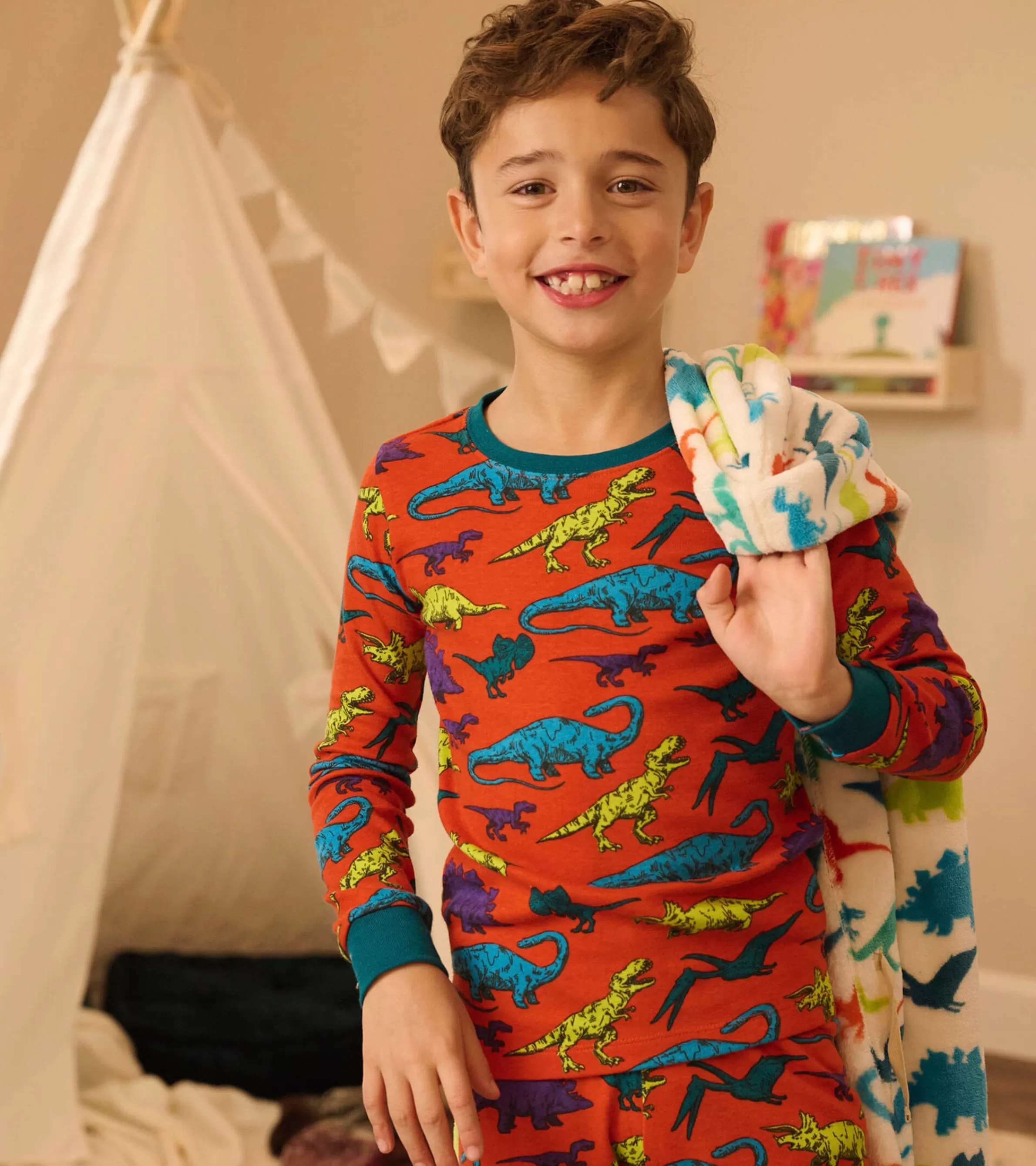 BOY Hatley Sleepwear | Sleepwear*Real Dinosaurs Kids Organic Cotton Pajama Set