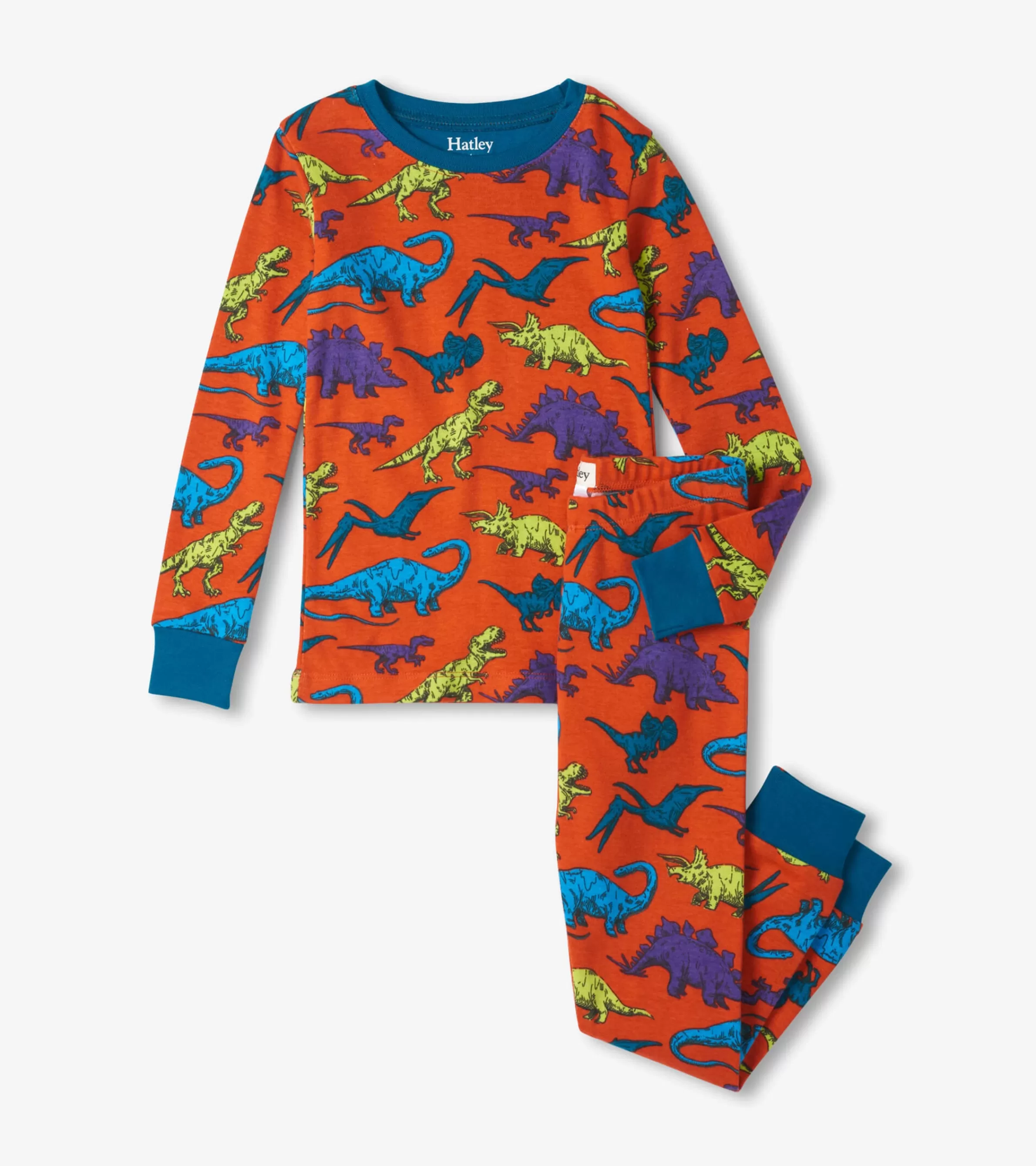 BOY Hatley Sleepwear | Sleepwear*Real Dinosaurs Kids Organic Cotton Pajama Set