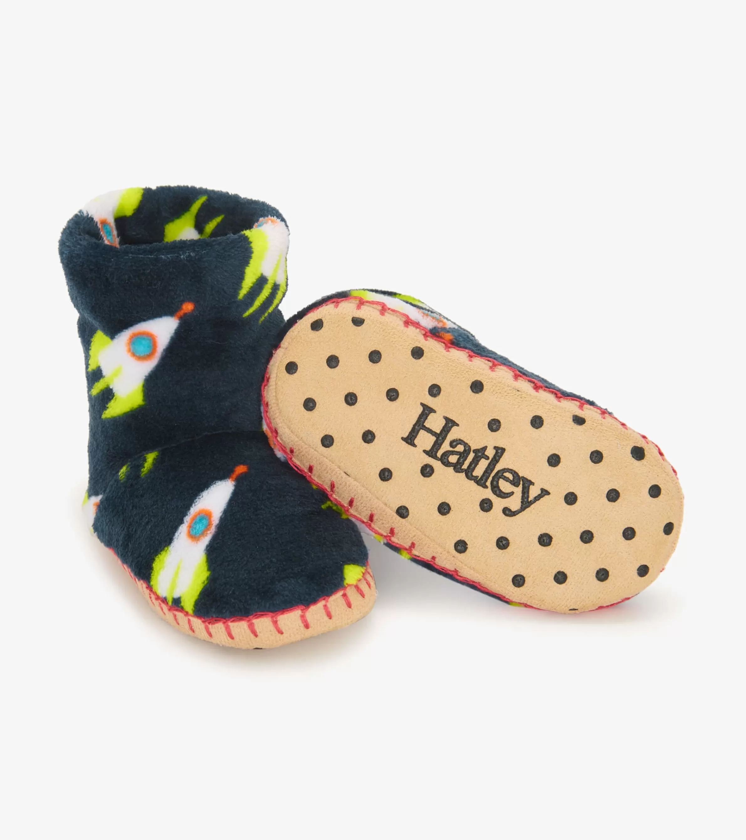 BOY Hatley Footwear | Accessories*Rocket Man Kids Fleece Slippers