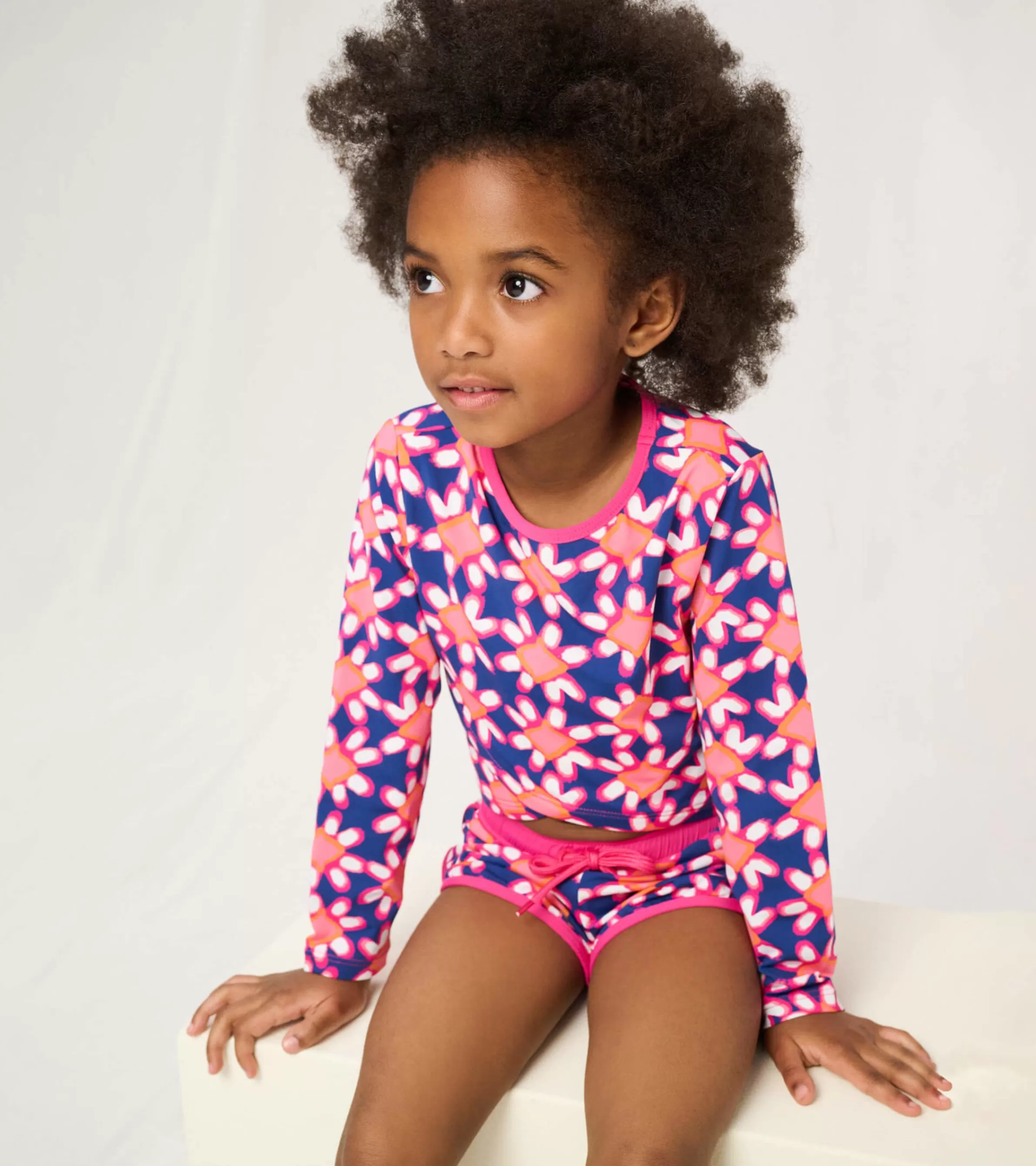 Hatley Swimwear | Swimwear*Shibori Flowers Cross Over Cover-up