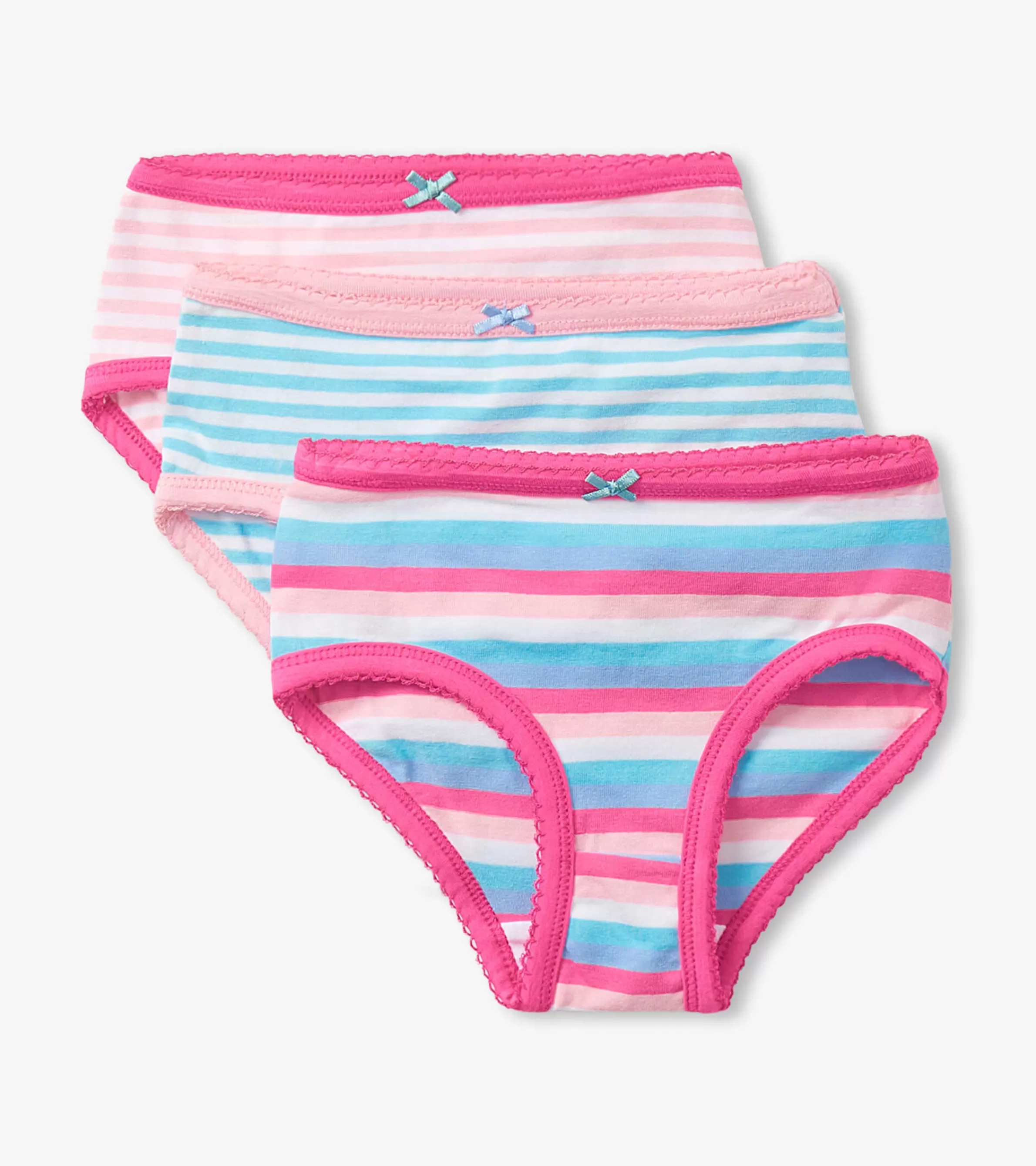 Hatley Underwear | Accessories*Stripes Girls Brief Underwear 3 Pack