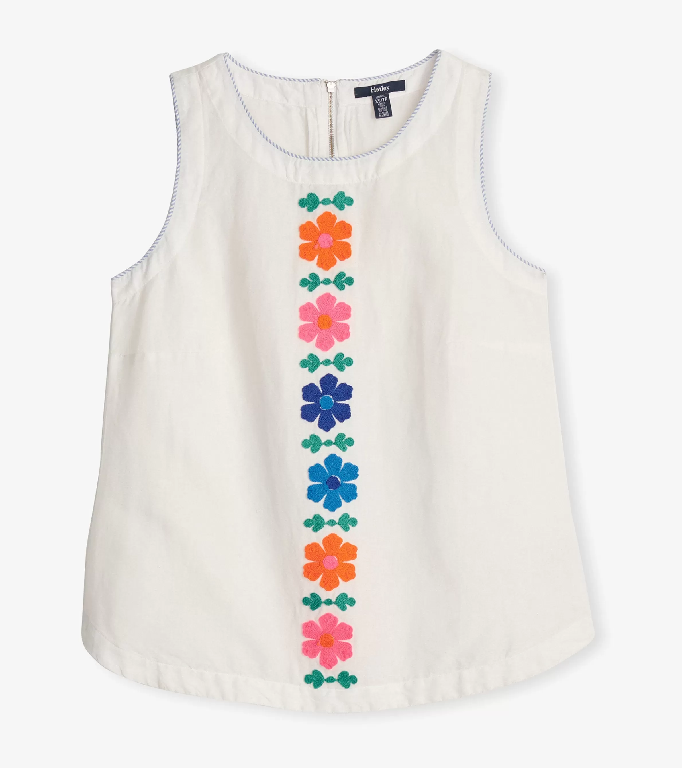 Women Hatley Tops*Tessa Tank Top - Embroidered Flowers