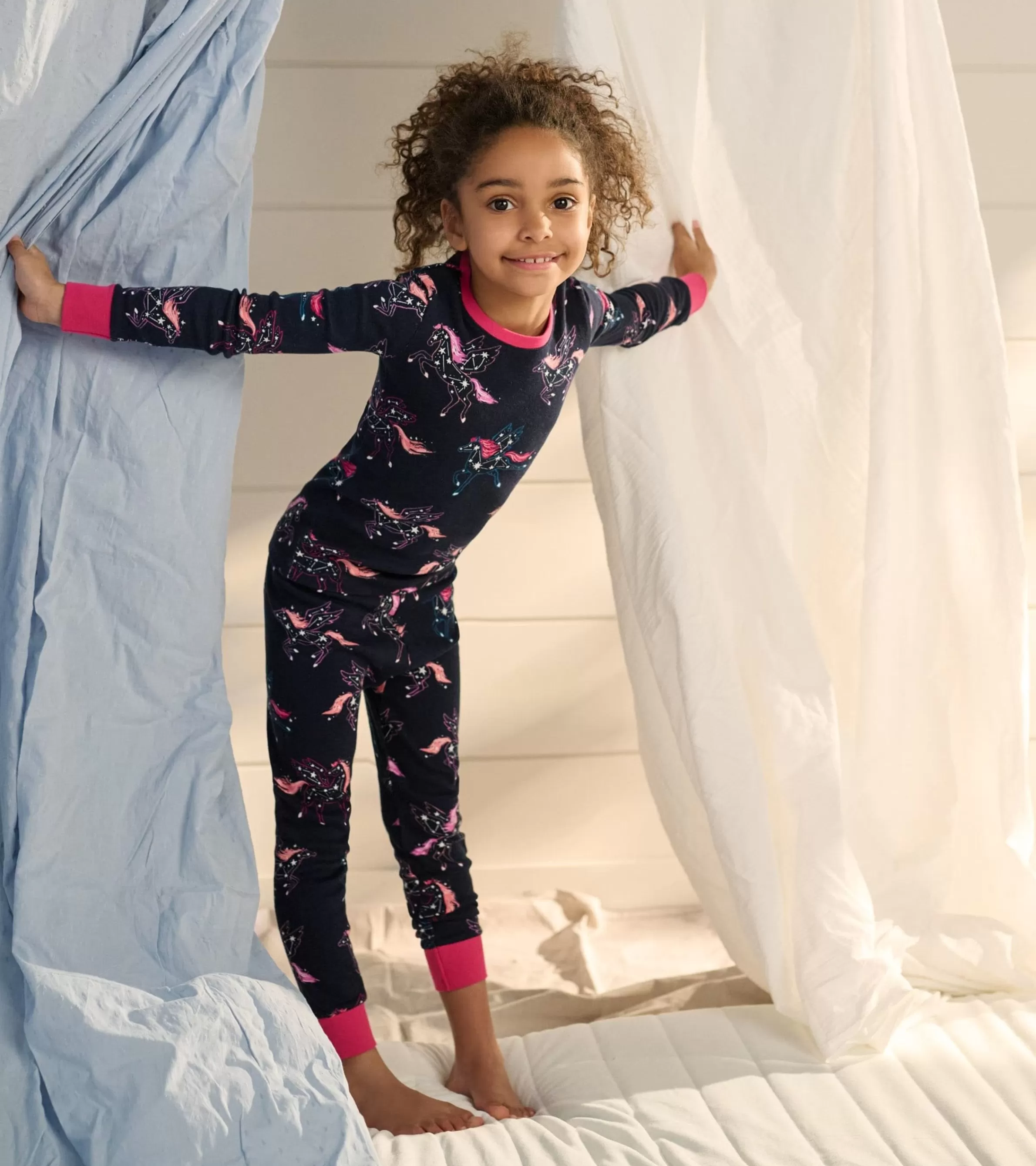 Hatley Sleepwear | Sleepwear*Unicorn Constellations Organic Cotton Raglan Kids Pajama Set