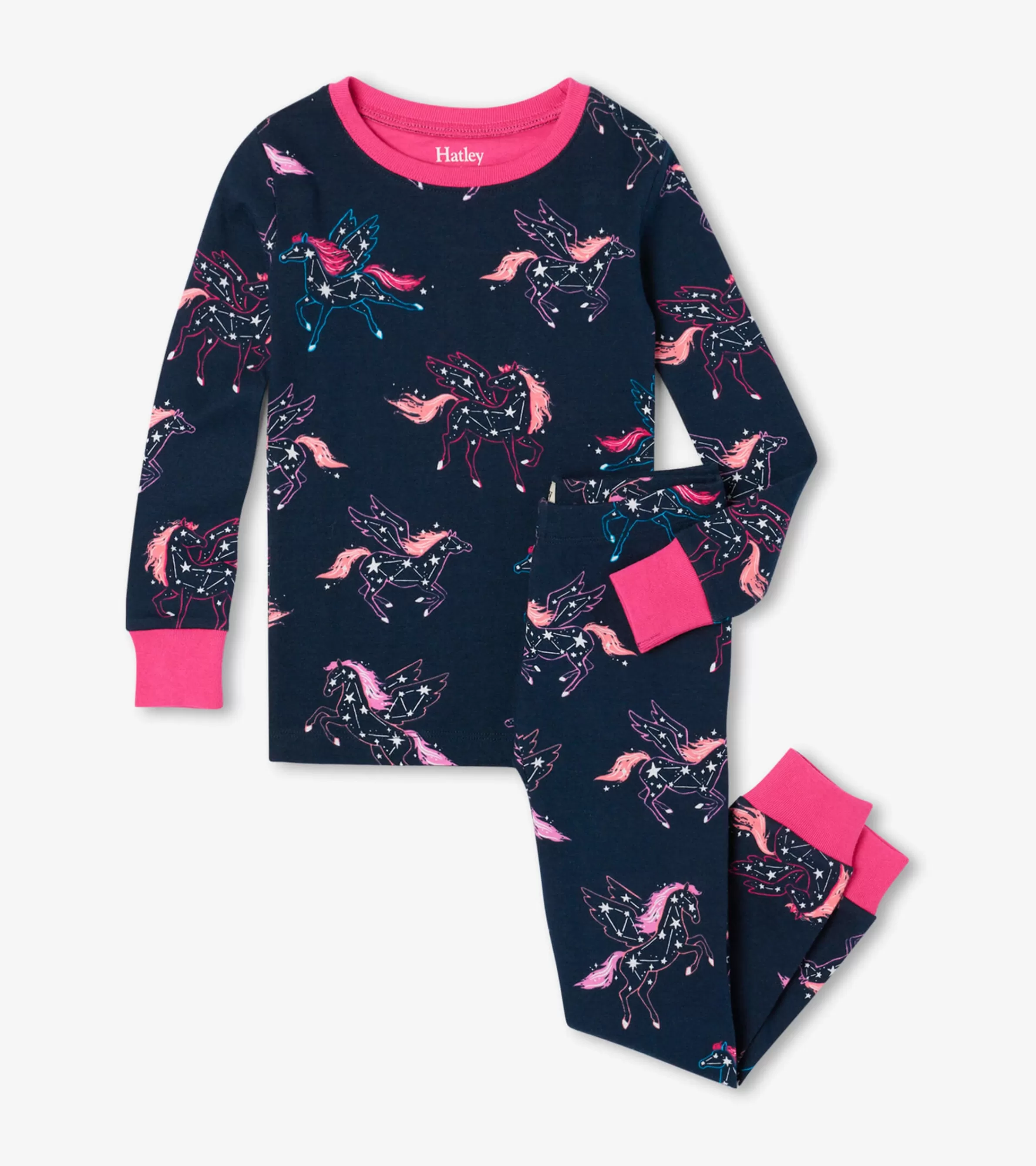Hatley Sleepwear | Sleepwear*Unicorn Constellations Organic Cotton Raglan Kids Pajama Set