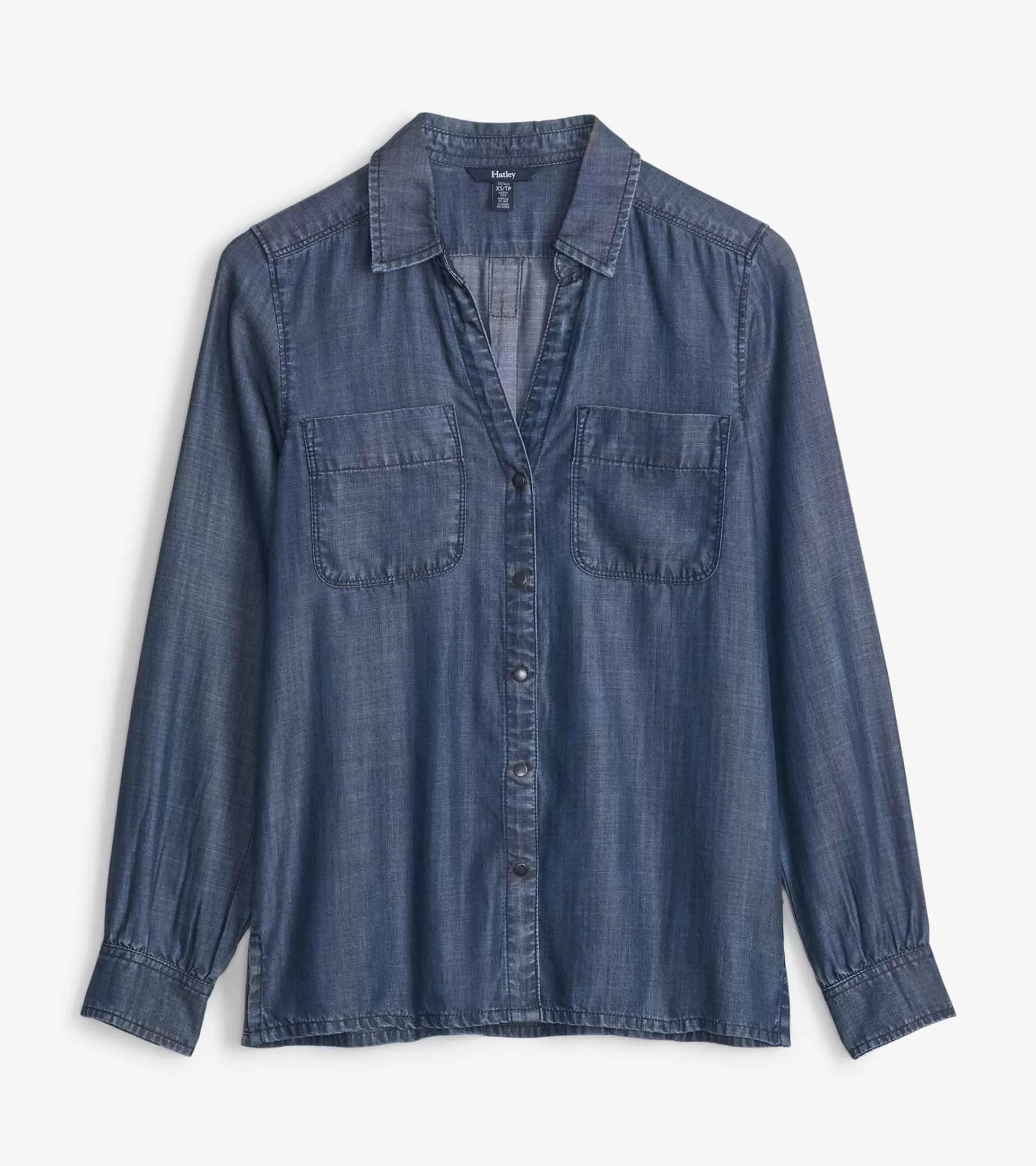 Women Hatley Tops*Utility Buttondown - Maritime Denim Wash